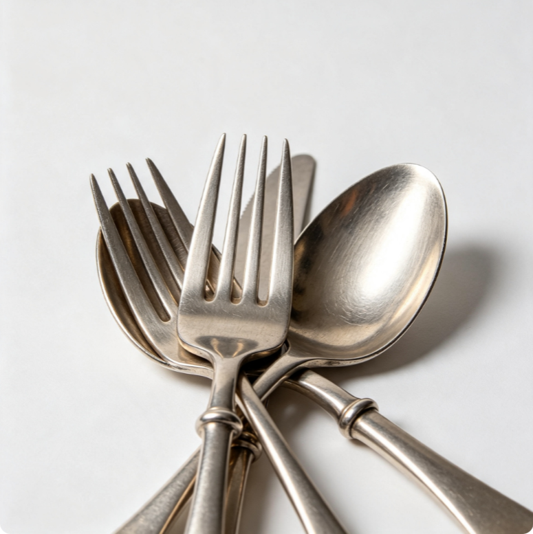 Bistrot Solid Flatware - Set of 4